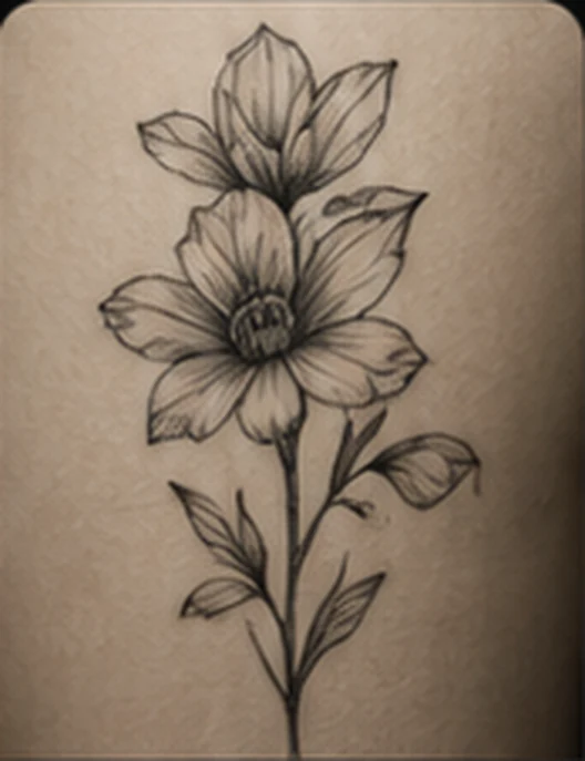 Fine line tattoo style