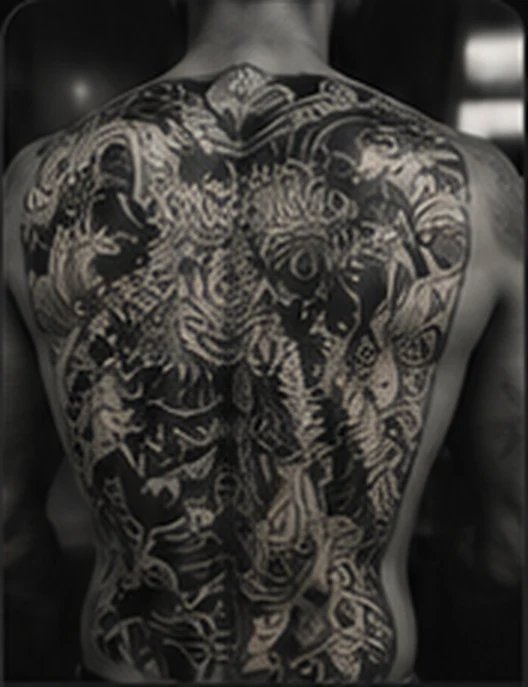 Large custom tattoo style